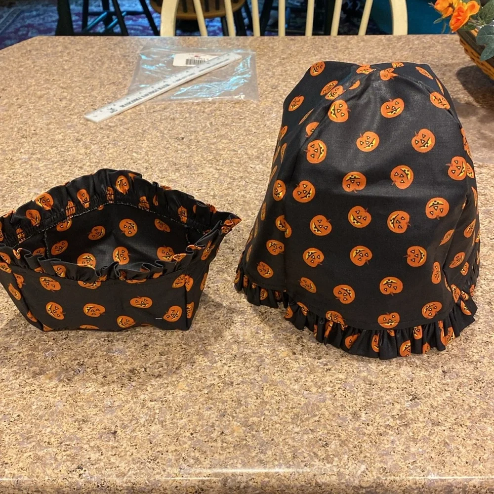 Longaberger pumpkin fabric